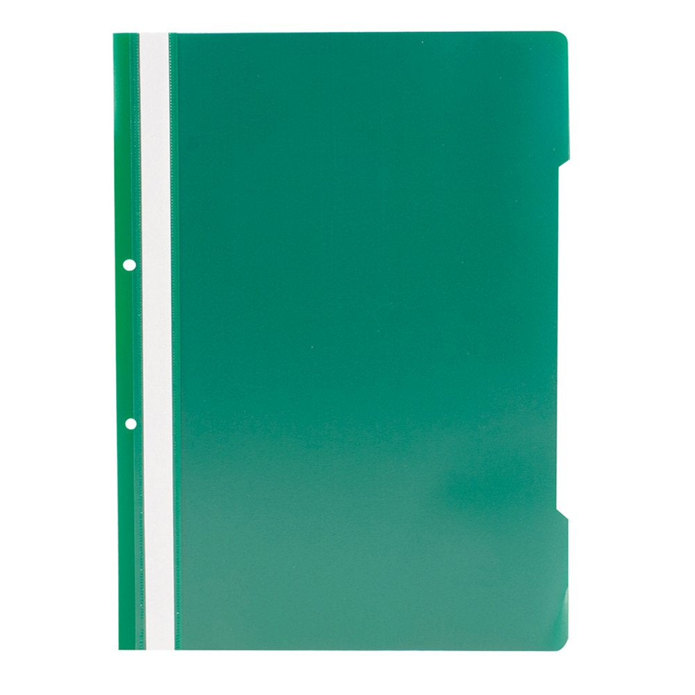 Dosar cu sina si 2 perforatii Noki, verde, 50 bucati/set Dosar cu sina si 2 perforatii Noki, verde, 50 bucati/set